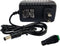 12V 2A Power Adapter Supply, AC 100-240V to DC 12V Transformer Charger for CCTV Camera, Black, 8x5x3.3 cm