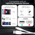TALK WORKS 6' Lightning Cable Chargers, MFI Certified, for iPhone 14/13/12 (Pack of 2, White) - Fast Charging Cords.