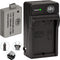 Big Mike's BM Premium Battery and Charger Kit for Canon EOS Rebel XS/T1i/XSi/1000D/500D/450D & More