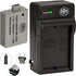 Big Mike's BM Premium Battery and Charger Kit for Canon EOS Rebel XS/T1i/XSi/1000D/500D/450D & More