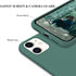 IceSword Compatible with iPhone 11 Case, Pine Green Thin Liquid Silicone, Shockproof Cover