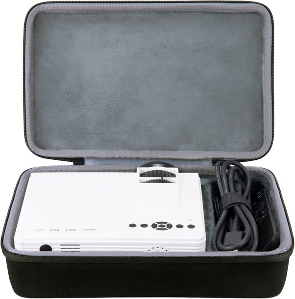 co2CREA Hard Case for AuKing Projector 2024, Upgraded Mini Projector 7500 Lumens Multimedia Home Theater