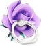 Flower Cell Phone Ring Holder, Rose Phone Grips Stand for Women, Smartphone Tablet Accessory (MTPG-PU)