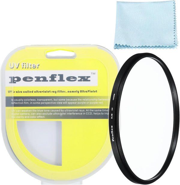 PATIKIL 105mm UV Filter, 1 PCS Slim UV Protection Camera Lens Filter for Crystal Clear Pics - Aluminum Optical Accessory