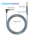 3.5mm 90 3.5mm (2 PACK 3.94FT/1.2M) Aux Cable Cord,Hi-Fi Sound Degree Nylon Braided Male to Male Stereo Aux Cables