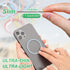 PATIKIL 6 Universal Sparkle Magnetic Adapter Ring, Pcs Ultra-Thin Sticker Ring Adhesive Nickel-Iron Alloy for Phone