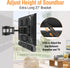 ELIVED Soundbar Mount, TV Bracket for Mounting Above or Under TV, Fits Most Sound Bars Up to 15 lbs