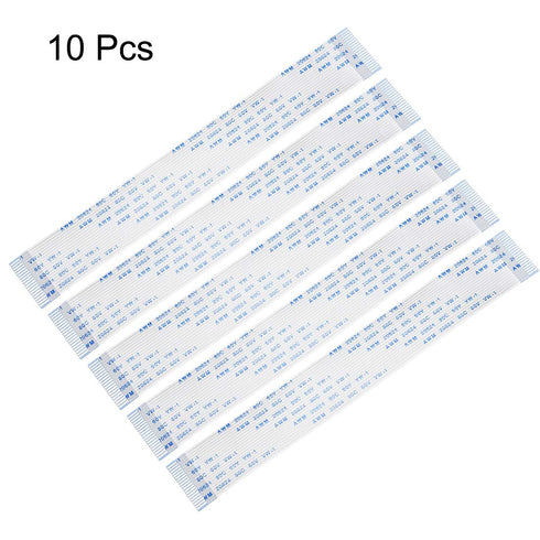 uxcell Flexible Flat Cable - 150mm 1mm Pitch 20 Pins FPC FFC Ribbon Cable for LCD TV Car Audio DVD Player, 10Pcs (A