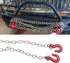 1/10 SCX10 TRX4 90046 CC01 D90 TF2 1/10 RC Metal Tow Hook with Trailer Tow Chain Buckle Shackles RC Decorations