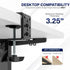 3.25 inches, PT-SD-CP01A VIVO Heavy Duty Desk Clamp for Monitor Mount Desk Stand, No Scratch Universal Replacement