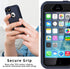 ACAGET Case for iPhone 5/5S/SE (2016), Heavy Duty Protective Armor Shock-Absorbing Dual Layer Rubber TPU + PC Cover