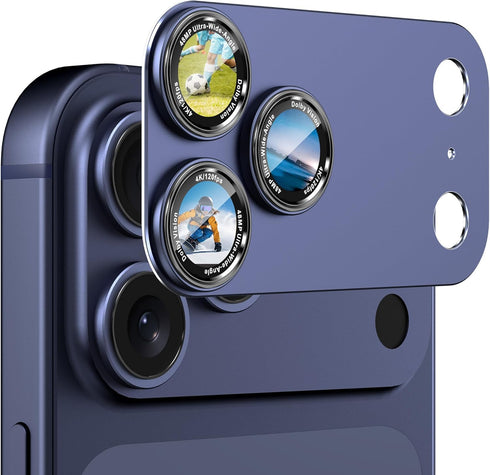 CACOE Camera Lens Protector for iPhone 17 Pro Max - Metal Frame