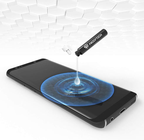 Liquid Glass Screen Protector for Smartphones/Tablets/Watches - Wipe On Nano Protection for Up to 4 Devices.