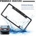 Figpade Camera,170 License Plate Backup Wide Angle License Plate Camera with LED HD Night Vision Design,Water Resistant