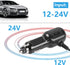 MEIRIYFA Dash Cam Power Cable, QC3.0 Fast Vehicle Car Charger with Dual USB Ports, Mini USB for Various Models of Car