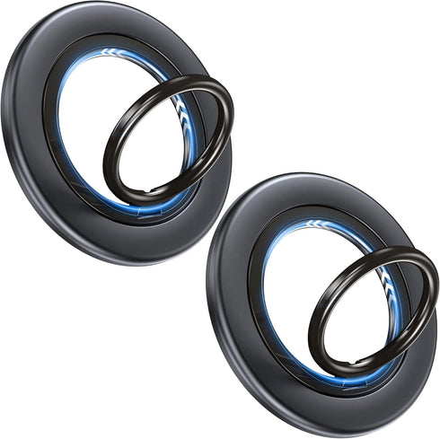 CreaDream 2PC Magnetic Phone Ring Holder for MagSafe, 360 Rotation Magnet Cell Phone