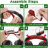 Geekria Protein Leather Headband Pad for Sony MDR-XB950BT, Headphones Replacement Band (Red)