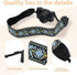 Zwxejcb Camera Strap Neck Shoulder Strap with Quick Release Buckles for DSLR SLR