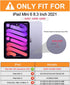 BRAECN iPad Mini 6 Case, Cover for Kids 8.3 inch 2021 iPad Mini 6th Gen, Shockproof Dropproof Rugged Protective Case