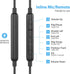 Lightning Headphones, Magnetic Earbuds with Microphone Controller for Sports, Compatible with iPhone 14/13/12