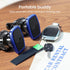LISEN 2 Pack Magnetic Phone Holder for Car Mount, 6 Military Magnets Vent Cell Phone Holder - Blue