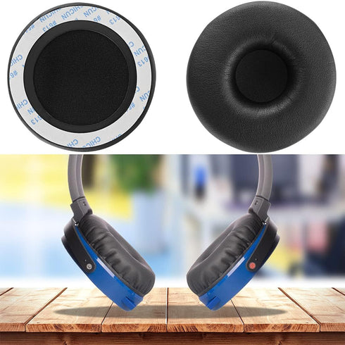 Geekria QuickFit Replacement Ear Pads for Sony WH-XB700, MDR-XB 450/450AP/550AP/650BT Headphones, Black Ear Cushions