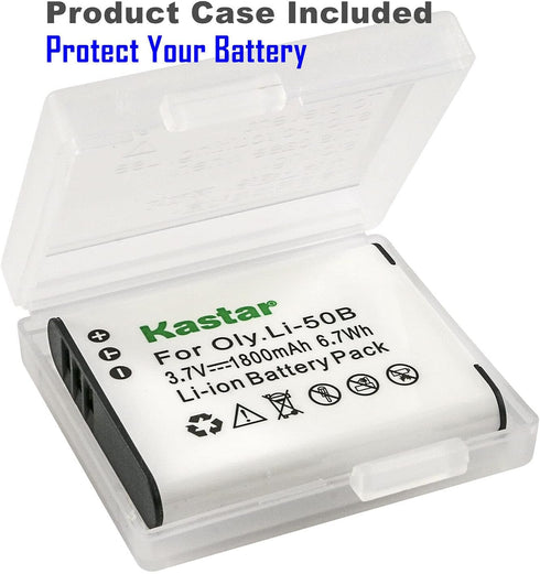 Kastar 4-Pack Battery Replacement for Kodak LB-050 LB-052 Battery, Kodak PixPro FZ151, PixPro FZ152, Pixpro FZ201,Pixpro SL10 Smart Lens,Pixpro SL25 Smart Lens,Pixpro SPZ1 Cameras