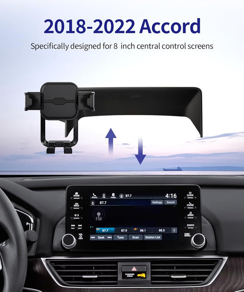 Masergogo 2018-2022, 8" 360 Car Phone Holder for Honda Accord/Hybrid Screen Fixed Clip, Auto Accessories Navigation