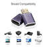 PNGKNYOCN 8K HDMI Adapter, 48Gbps HDMI 2.1 Male to Female Extender, Supports 8K@60Hz, 4K@120Hz, HDR, eARC (2-Pack)
