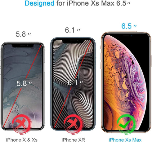 ORIbox Case Compatible with iPhone Xs Max, 4 Corners Shockproof Protection