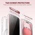 TIESZEN Magnetic Case for iPhone 15, Built-in 9H HD Tempered Glass Screen Protector, Dustproof Design