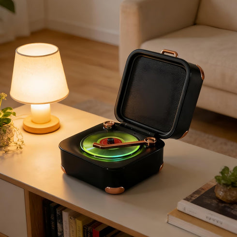 MiniLuxis Retro Bluetooth Speaker, Portable Mini Wireless Speaker with Clear Sound & Long