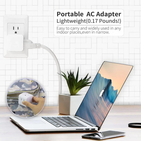 Generic Power Plug 4 Outlets Wall Strip Cube, 4 Way Side US AC Electrical Power Strip for Home Office