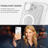 BENTOBEN iPhone 11 Case - Slim, Shockproof, Anti-Fingerprint, Translucent Matte, MagSafe Compatible, 6.1’’ White Cover.