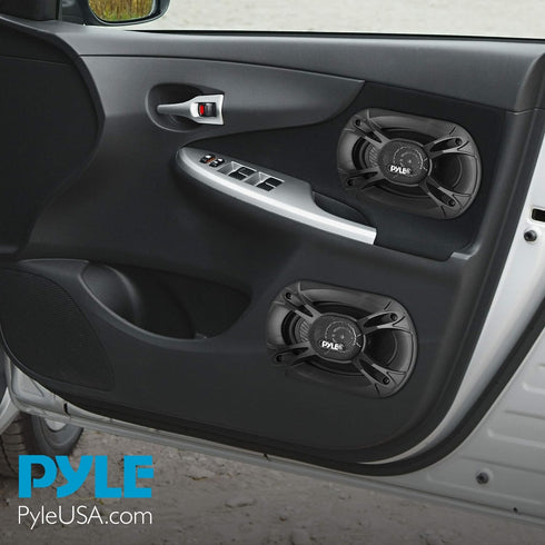 Pyle 3-Way Universal Car Stereo Speakers, 300W 5”x7” Triaxial Loud Pro Audio Speaker Pair