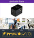 Premium Travel Adapter, Portable Universal Worldwide Power Adapter, European Travel Plug Adapter with Dual USB Charging