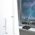 SZSAUTO 20-1300MHz 7 (2-Pack) Counter Police Radio Scanner Antenna BNC Male Section Telescopic Handheld Ham CB Antenna