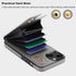 Folosu 13 360Rotation 6.1 Inch Compatible with iPhone Case Wallet with Card Holder, Finger Ring Holder Kickstand