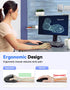 TECKNET Wireless Vertical Mouse, Ergonomic 4800 DPI Mouse with 5 Adjustable DPI Levels, 6 Buttons for Laptop, PC, Black