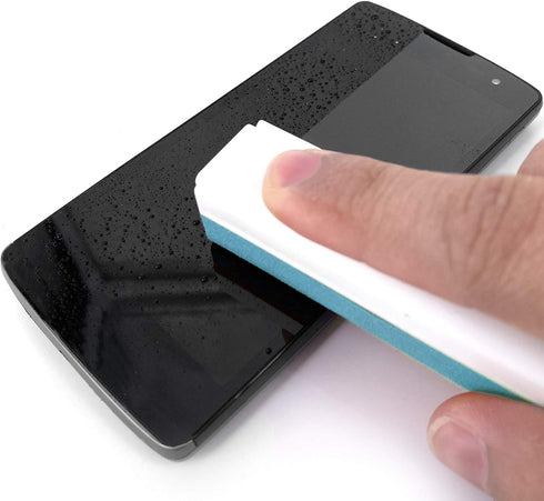 2 Acuvar 3 in 1 Reusable Fingerprint Proof Screen Mist Spray Cleaner - with Microfiber and Phone Stand for Phones,