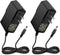 Facmogu 2 Pack DC 5V 2A Power Adapter, AC 100-240V to DC 5V 2A 10W Power Supply Transformers, 5.5 x 2.5mm Jack