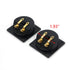 T Tulead Speaker Terminal Cup Wire Connector Square Speaker Cup 2 Way Spring Loaded Jack Pack of 4