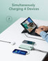 VEGER Portable Charger for iPhone - 10000mAh Slim Fast Charging USB C Power Bank with Built-in Cables, Travel Essential
