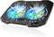 Laptop Cooling Pad, Gaming Laptop Cooler with 2 Quiet Big Fans, RGB 7 Color Light Change, Portable USB Laptop Stand 11
