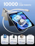 RORRY 10,000mAh 30W Pack 17/16/15/14/13/12, Portable Charger, Fast Charging Power Bank with Built-in Retractable