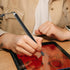 HOMSFOU 3pcs Touch Pen with Spring Rope, Resistive Touch Screen Painting Pen, Anti-Lost Hard-tip for POS PDA