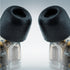 Comply 600 Core Series Memory Foam IEM Ear Tips - Superior Noise Isolation, Secure Fit, Black (S/M/L) - 3 Pairs