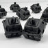 GATERON Oil King V2 Pre-lubed Keyboard Switches, 5-Pin 55gf Black Linear Switches for MX Mechanical Keyboard DIY (10PCS)