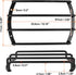 X AUTOHAUX Universal 8 Inch Black Metal Car Auto Bar Grille Subwoofer Speaker Grill Cover Guard