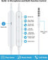 Wired Earbuds with Microphone, TITACUTE 3.5mm Wired Earphone, Magnetic in-Ear Headphone Jack Stereo Audio for iPhone 6,
